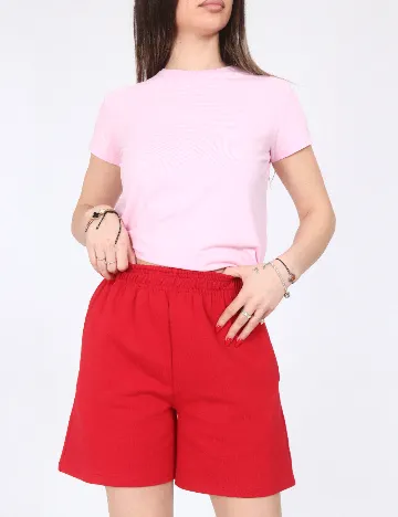Pantaloni scurti Zara, rosu