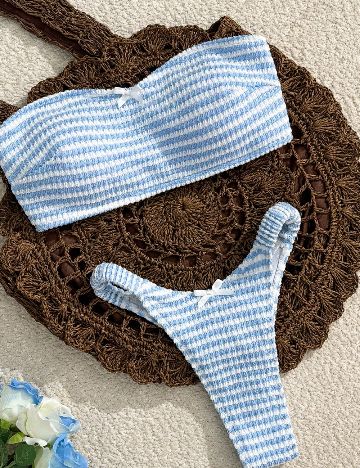 Costum de baie SHEIN, albastru