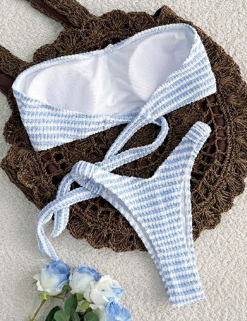 Costum de baie SHEIN, albastru