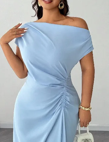Rochie lunga SHEIN CURVE, albastru