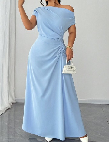 Rochie lunga SHEIN CURVE, albastru