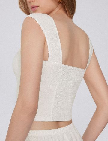 Top Tezenis, alb