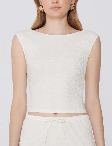Top Tezenis, alb