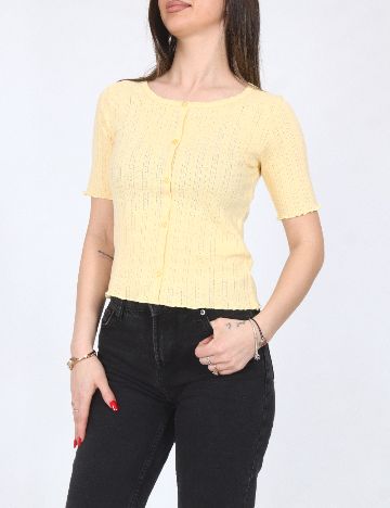 Top Zara, galben