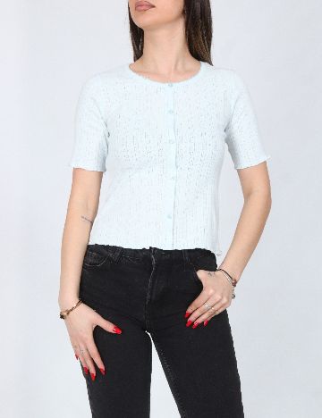 Top Zara, albastru
