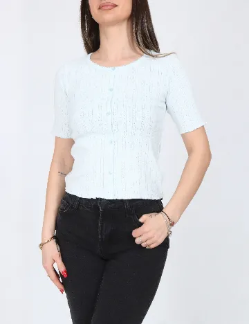 Top Zara, albastru