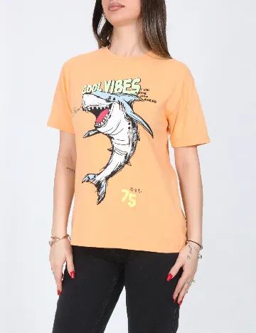 Tricou Zara, portocaliu