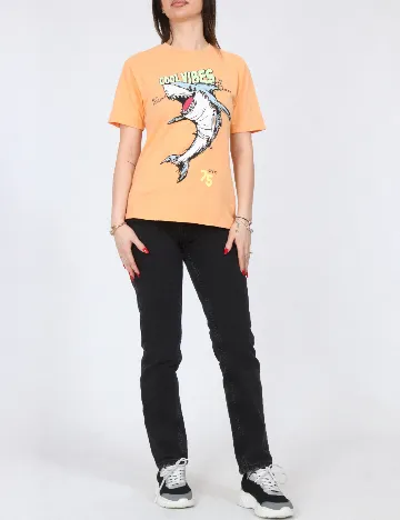 Tricou Zara, portocaliu