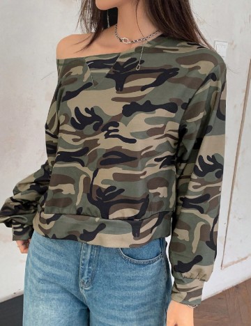 Bluza SHEIN, army