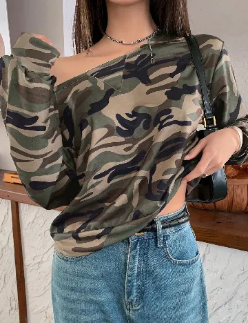 Bluza SHEIN, army