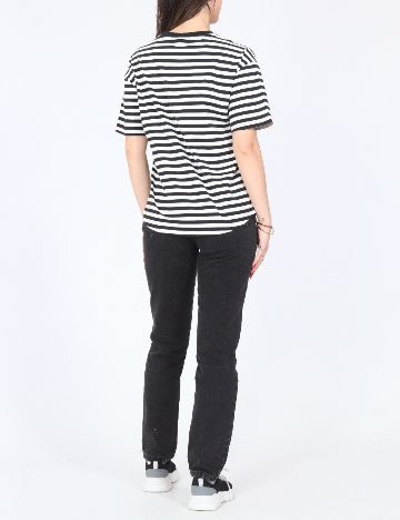 Tricou Zara, alb/negru