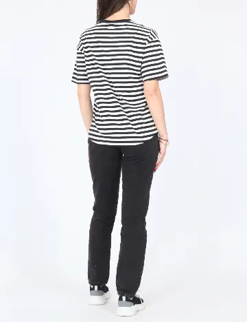Tricou Zara, alb/negru