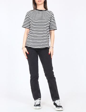 Tricou Zara, alb/negru