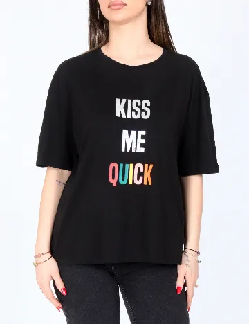 Tricou Pull&Bear, negru