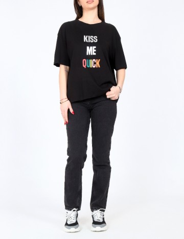 Tricou Pull&Bear, negru