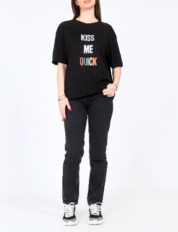 Tricou Pull&Bear, negru
