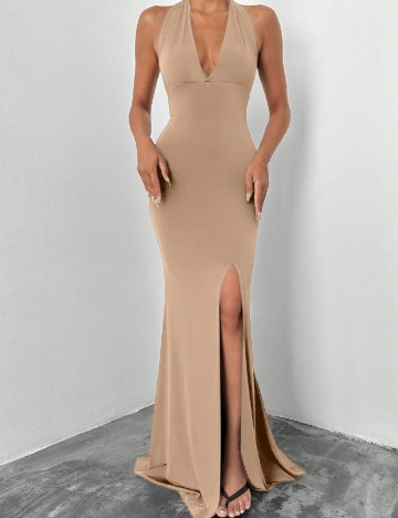 Rochie lunga SHEIN, maro