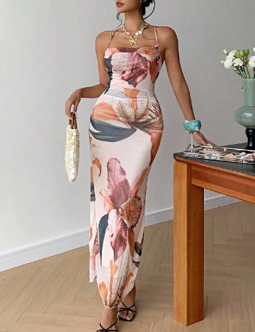 Rochie lunga SHEIN, mix culori