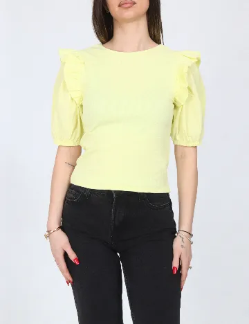 Top Zara, verde deschis