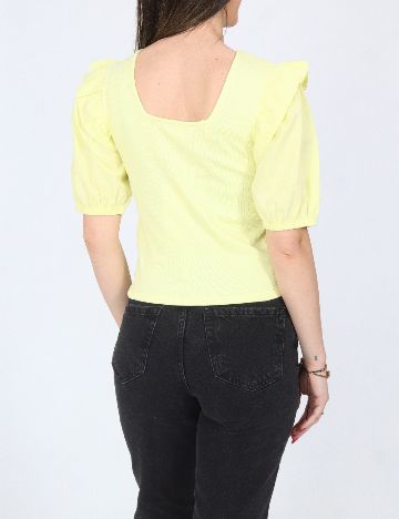 Top Zara, verde deschis