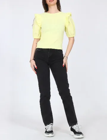 Top Zara, verde deschis