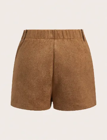 Fusta pantalon SHEIN, maro