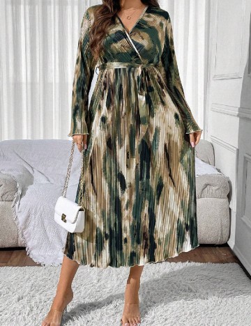 Rochie lunga SHEIN CURVE, mix culori