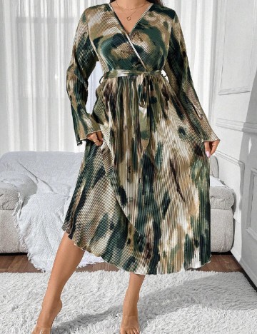 Rochie lunga SHEIN CURVE, mix culori