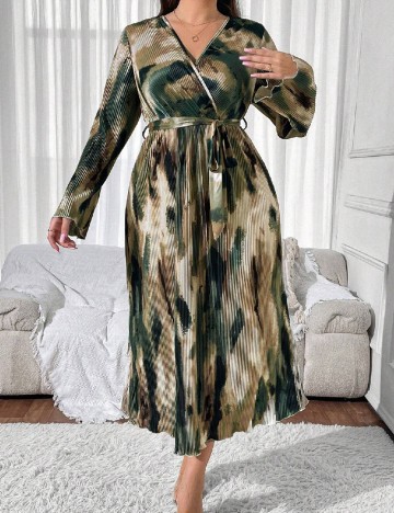 Rochie lunga SHEIN CURVE, mix culori