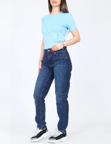 Blugi Bershka, albastru