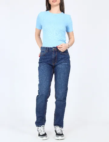 Blugi Bershka, albastru