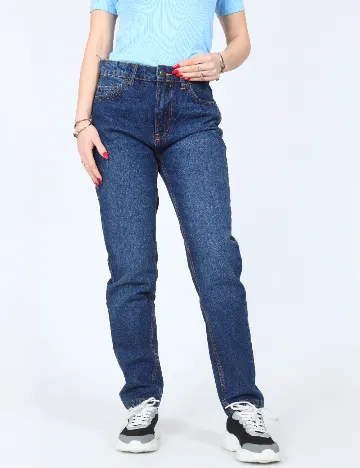 Blugi Bershka, albastru