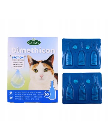 Pipete antiparazitare  Canac, transparent