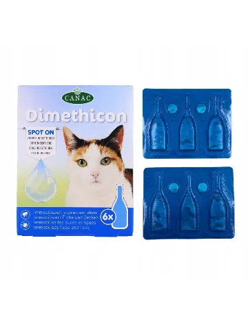 Pipete antiparazitare  Canac, transparent
