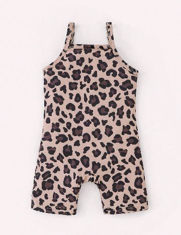 Salopeta Shein Kids, animal print