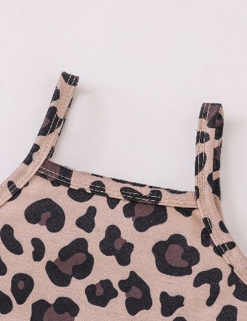 Salopeta Shein Kids, animal print