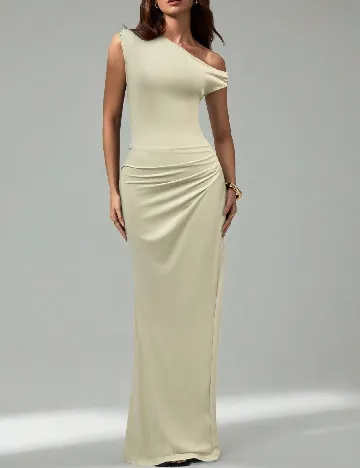 Rochie lunga SHEIN, crem