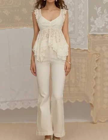 Bluza SHEIN, ecru