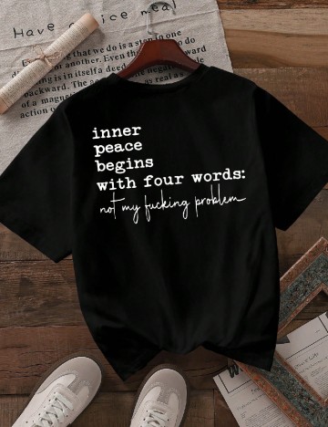 Tricou SHEIN, negru