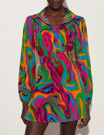 Rochie scurta SHEIN, mix culori