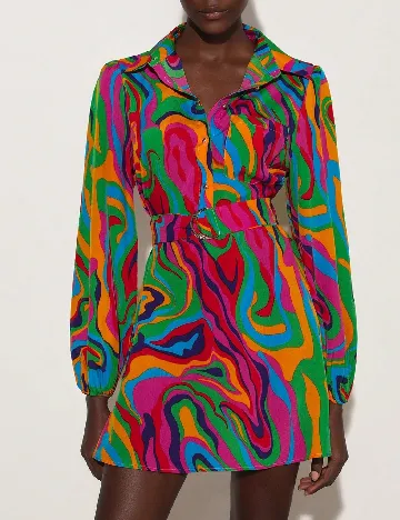 Rochie scurta SHEIN, mix culori