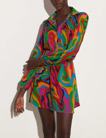 Rochie scurta SHEIN, mix culori