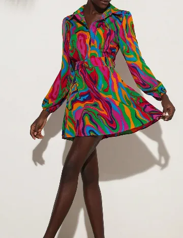 Rochie scurta SHEIN, mix culori