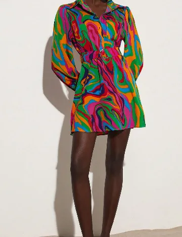 Rochie scurta SHEIN, mix culori