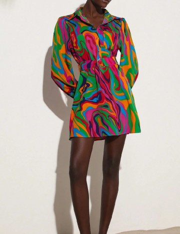 Rochie scurta SHEIN, mix culori