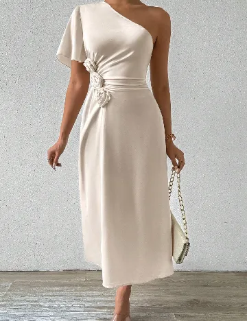 Rochie lunga SHEIN, crem