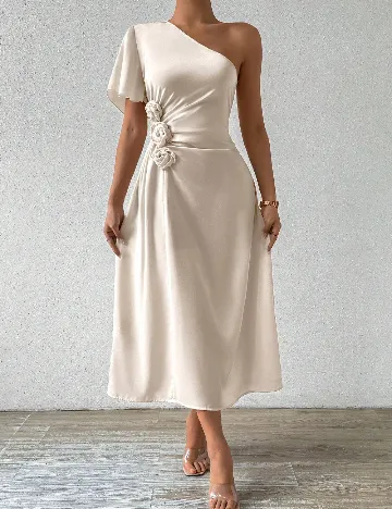 Rochie lunga SHEIN, crem