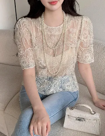 Bluza Dazy, crem