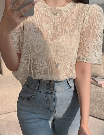 Bluza Dazy, crem