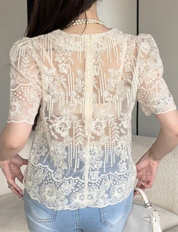 Bluza Dazy, crem